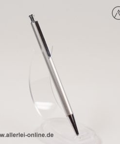 LAMY Linea Kugelschreiber – Fischgräten Dekor | Vintage Pushbutton Ballpoint Pen | Edelstahl