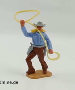 Timpo Toys  | Cowboy stehend mit Lasso | Vintage Timpo Toys Steckfigur